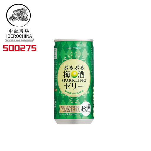 [500275] SAKE (5%) ESPUMOSO CIRUELA *HAKUTSURU* 白鹤梅子味起泡清酒 190ml/30