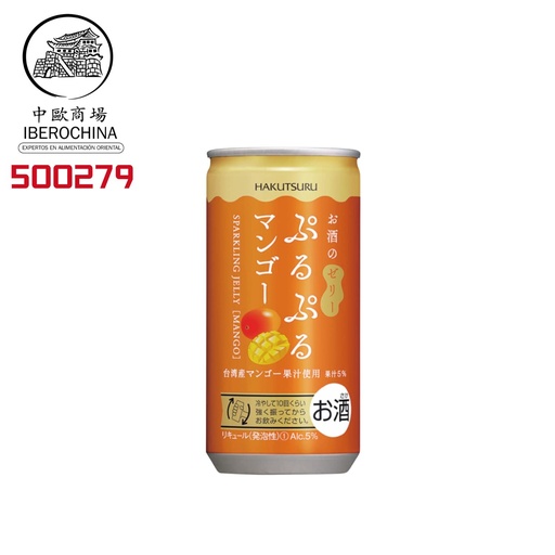 [500279] SAKE (5%) ESPUMOSO MANGO *HAKUTSURU* 白鹤芒果味起泡清酒 190ml/30