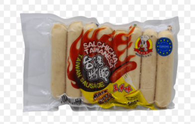 [2S0043] SALCHICHA TAIWAN POLLO MAIZ CONGELADA *MENGFU* 蒙福冻台湾玉米鸡肉烤肠 430g/16