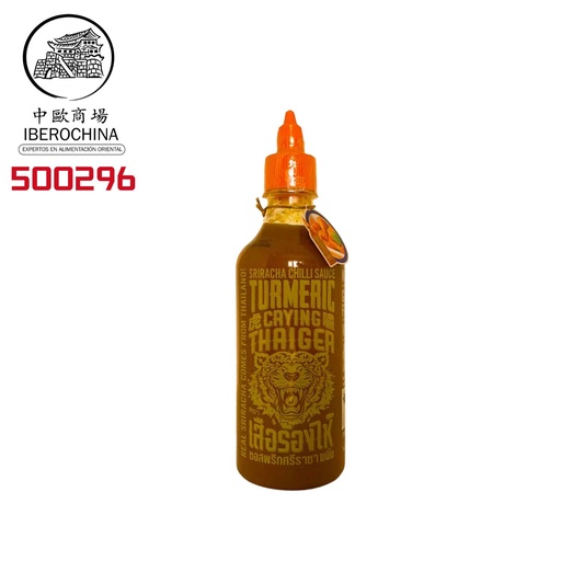 [500296] SALSA SRIRACHA CURCUMA *CRYING TIGER* 是拉差姜黄酱440ML/12
