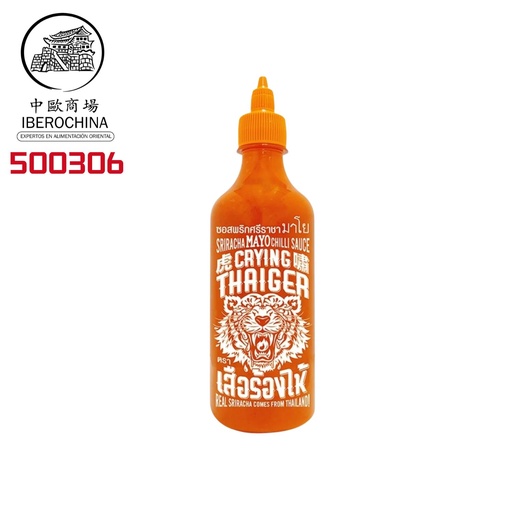 [500306] SALSA SRIRACHA MAYO *CRYING THAIGER* 虎啸是拉差蛋黄酱 440ml/12