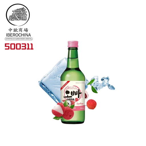 [500311] SOJU (12%) LYCHEE *LOTTE* 乐天荔枝味烧酒 350ml/20