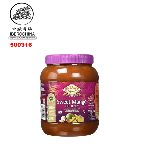 [500316] CHUTNEY MANGO DULCE *PATAKS* 印度甜芒果酱 2.9kg/2