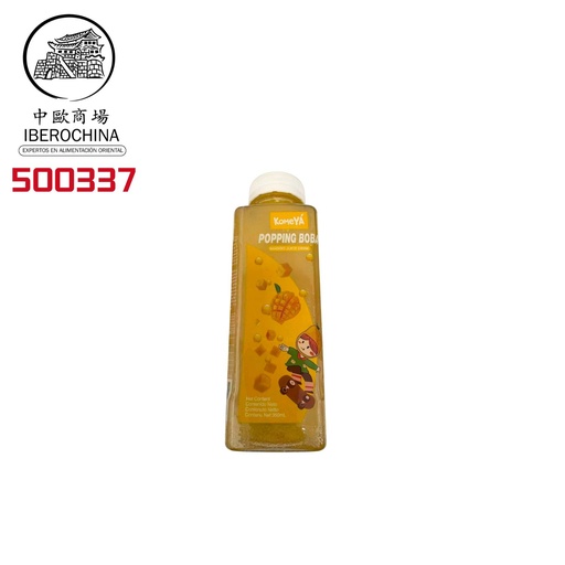 [500337] BEBIDA SABOR A MANGO *KOMEYA* 爆珠饮料芒果味350ml/12
