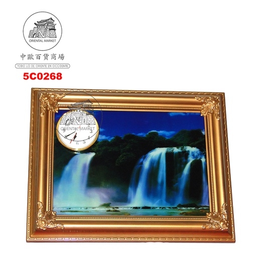 [5C0268] CUADERNO LUMINO CON RELOJ  时钟流水图 (24X30cm)