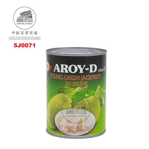 [5J0071] JACKFRUIT VERDE *AROY-D* 青色波萝蜜 565g/12