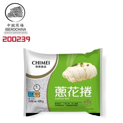 [2P0239] PAN CEBOLLINO CONGELADO *CHIMEI* 奇美冻葱花卷 420g/6u/12