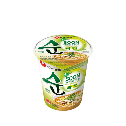 [501479/5T0325] NOODLE CUP VERDURA *NONGSHIM* 农心蔬菜辛杯面 67g/12