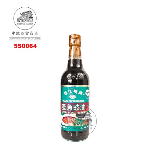[5S0064] SALSA SOJA PESCADO *PRB* 珠江桥蒸鱼豉油 500ml/12