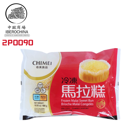 [2P0090] PASTEL DULCE MALAI CONGELADO *CHIMEI* 奇美冻马拉糕 480g/6u/12