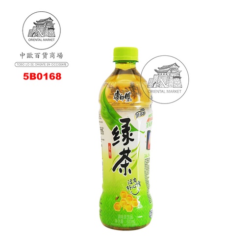 [5B0168] BEBIDA TE VERDE BAJO EN AZUCAR *MASTER KONG* 康师傅低糖蜂蜜绿茶 500ml/15