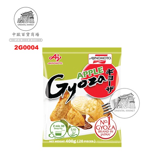 [200535/2G0004] GYOZA MANZANA E007 CONGELADA *AJINOMOTO* 冻苹果甜煎饺 440g/12