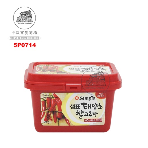 [502322/5P0714] PASTA CHILI GOCHUJANG *SEMPIO* 韩国式辣椒酱 500g/12