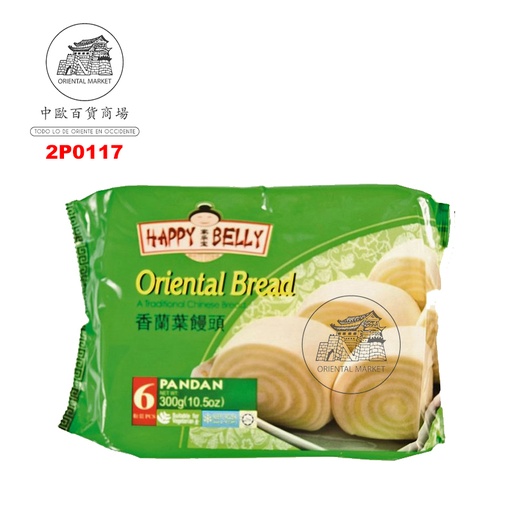 [2P0117] PAN SABOR PANDAN *SPRING HOME* 第一家香兰叶馒头 300g/12