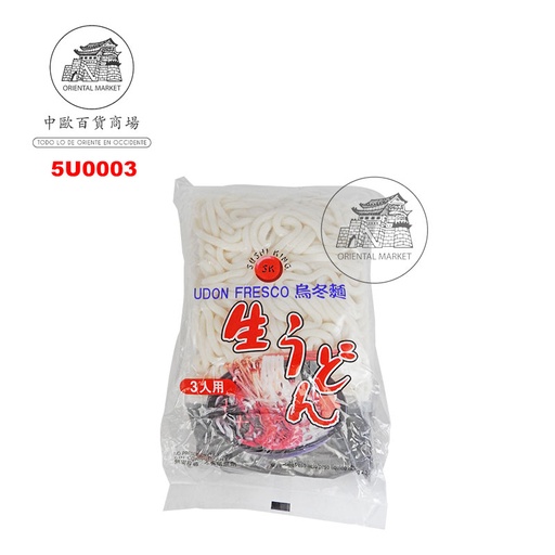 [5U0003] UDON FRESCO CON SOJA *SK* 酱油味乌冬面 700g/12