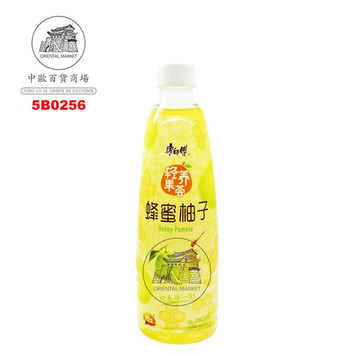[5B0256] BEBIDA TE POMELO CON MIEL *MASTER KONG* 康师傅蜂蜜柚子茶  500ml/15