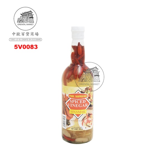 [5V0083] VINAGRE ESPECIA *PHIL SUPREME* 菲式香料醋 750g/12
