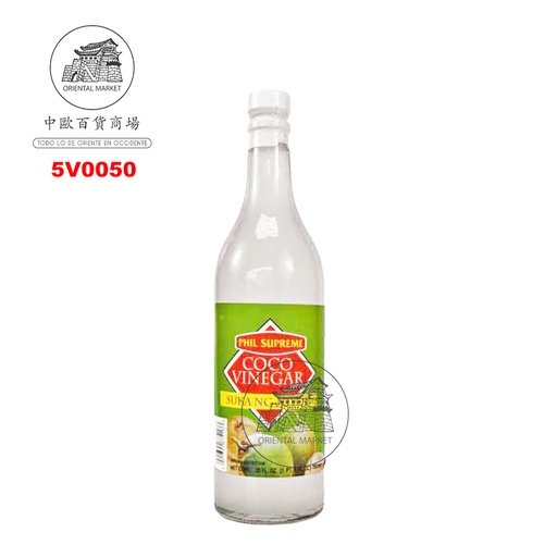 [5V0050] VINAGRE COCO *PHIL SUPREME* 菲式椰子醋 750ml/12