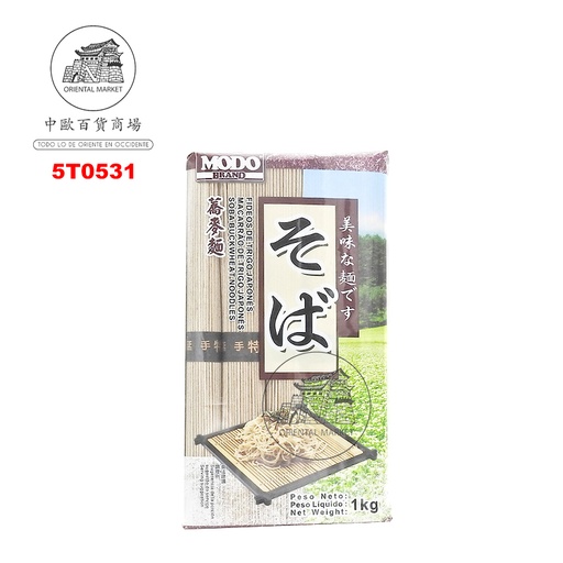 [5T0531] TALLARIN SOBA *MODO* 上品荞麦面 1kg/12