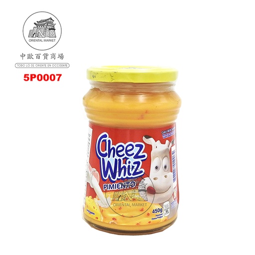 [502334/5P0007] PASTA QUESO CON PIMIENTO CHIZ WHIZ  青椒乳酪 450g/12