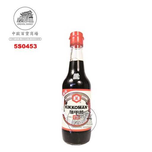 [5S0453] SALSA SOJA *KIKKOMAN* 龟甲万字酱油 500ml/12