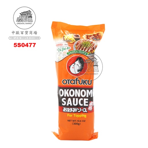 [5S0477] SALSA OKONOMI *OTAFUKU* 多福大阪烧酱 300g/12