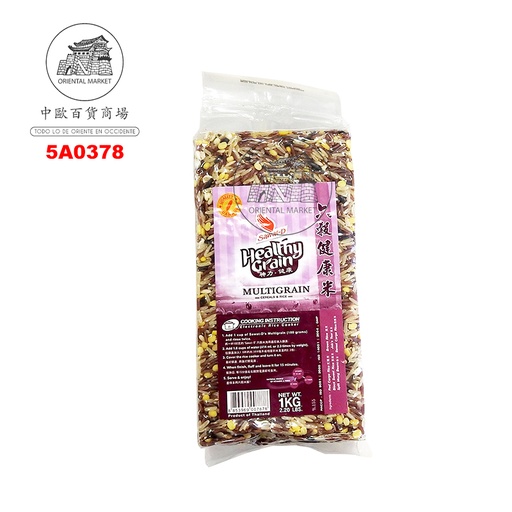 [5A0378] ARROZ MULTIGRANO *SKY SWAN* 天鹅六谷米 1kg/12