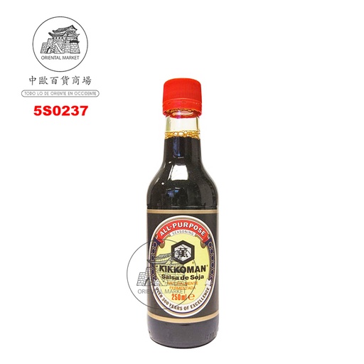 [502599/5S0237] SALSA SOJA *KIKKOMAN* 日本万字酱油 250ml/12