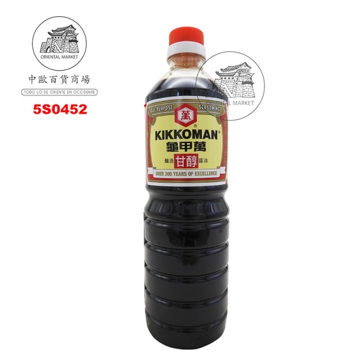 [5S0452] SALSA SOJA *KIKKOMAN* 龟甲万字酱油 1L/12