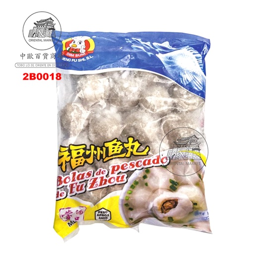[2B0018] BOLAS PESCADO *MENGFU* 蒙福福州鱼丸 440g/14