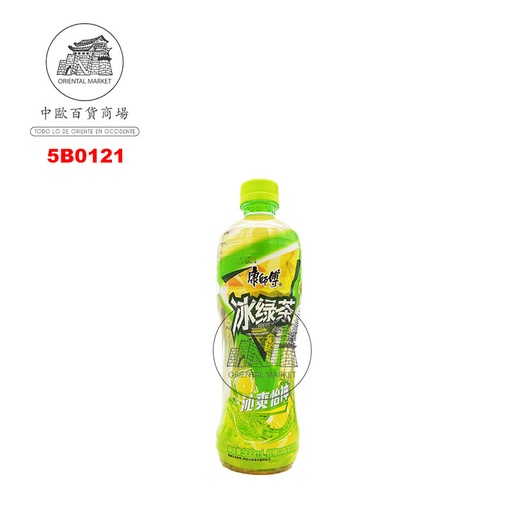 [5B0121] BEBIDA TE VERDE *MASTER KONG* 康师傅冰绿茶 500ml/15
