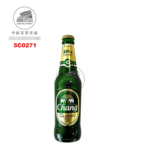 [5C0271] CERVEZA (5%) TAILANDIA *CHANG* 泰象泰国啤酒 320ml/24