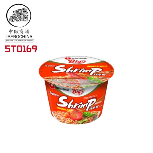 [5T0169] NOODLE BOWL GAMBA *NONGSHIM* 农心鲜虾碗面 115g/16