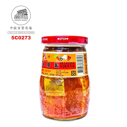 [5C0273] TOFU SESAMO PICANTE *MASTER* 状元麻油辣腐乳 370g/24