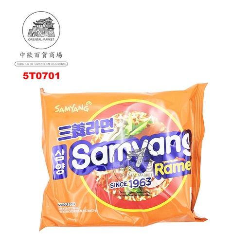 [5T0701] RAMEN ORIGINAL *SAMYANG* 三养原味拉面 120g/20