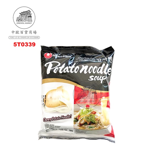 [5T0339] FIDEOS DE BATATA *NONGSHIM* 农心番薯面 100g/20