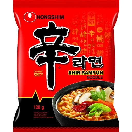 [5T0097] NOODLE SHIN RAMYUN *NONGSHIM* 农心辛拉面 120g/20