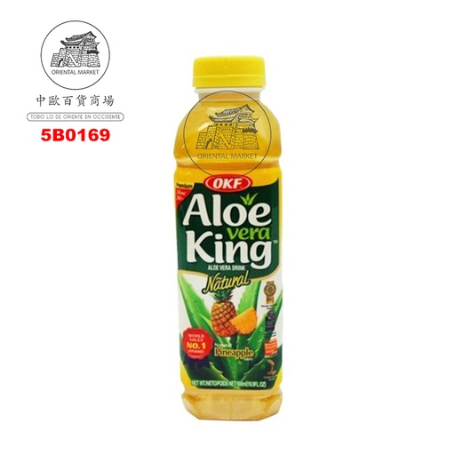 [501685/5B0169] BEBIDA ALOE VERA PIÑA *OKF * 韩国菠萝芦荟饮料 500ml/20