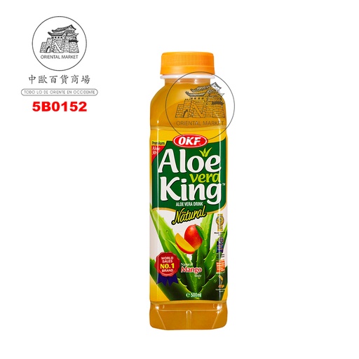 [5B0152] BEBIDA ALOE VERA MANGO *OKF* 韩国芒果芦荟饮料 500ml/20